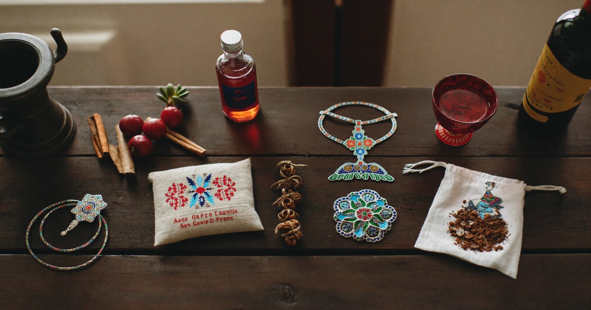 Gifts from Tbilisi — minankari enamel, chacha, churchkhela