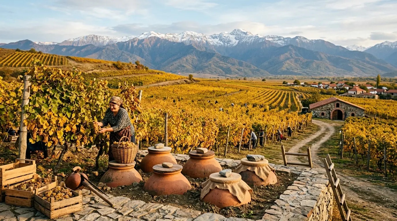Georgia in September 2026 — Weather, Wine Harvest & Routes