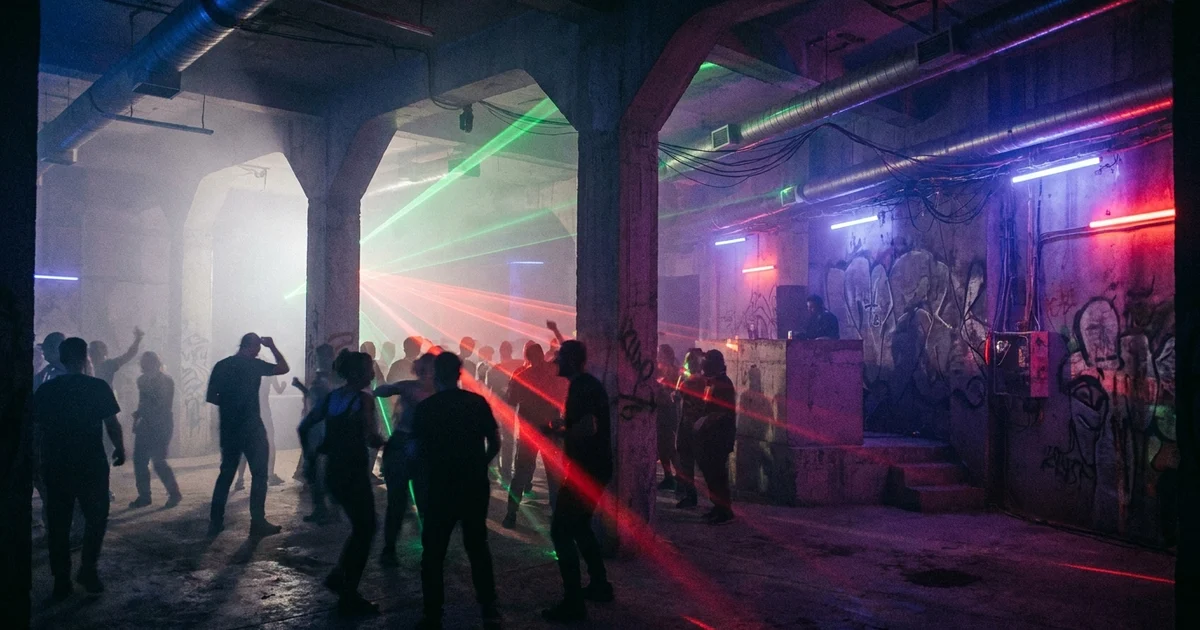 Techno club in Tbilisi