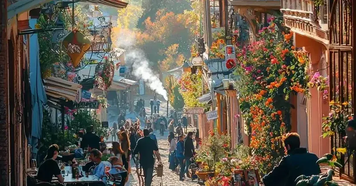 Tbilisi in one day — panorama of the old city