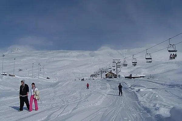 Gudauri viewed from the Cross Pass